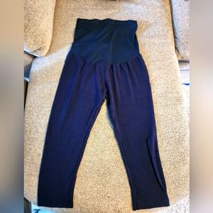 Navy Blue Maternity Leggings